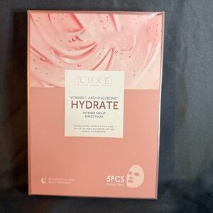Luxe Hydrate  Intense Night Sheet Mask, Vitamin C & Hyaluronic